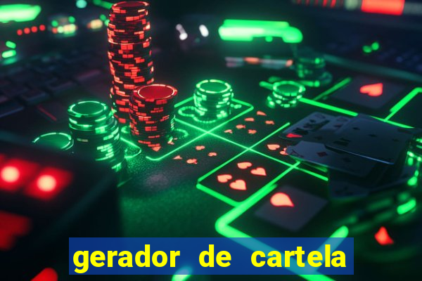 gerador de cartela de bingo